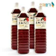 2년숙성 강원도 오미자 오미자청 1.5L 1병 대용량 카페 매장 업소용 에이드, 4개