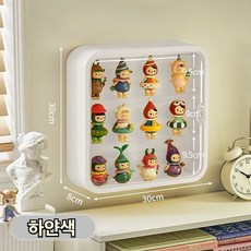 피규어장식장 벽걸이식 피규어진열장, 1, 흰색