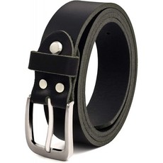 [스페인직송] 블랙 버팔로 가죽 벨트 30mm 폭 과 약 3-4mm 두께 가죽 벨트 #GSw300801 슈트 (허리 사이