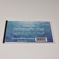 광학기기용 렌즈 페이퍼 20 x 30cm 100매 북타입 Optical Lens Wipe, 1개