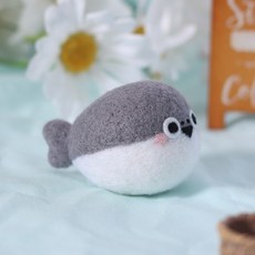 카피바라 양모 펠트 diy 인형 만들기, 4. 물고기A, 1개