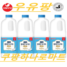 (서울우유 )더진한 마시는 스위트 플레인 요거트 달콤한 유산균 요구르트X4입 멀티팩, 1.8L, 4개