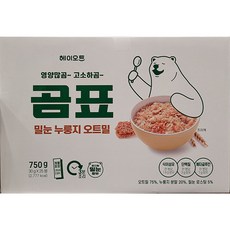 곰표 밀눈 누룽지 오트밀 25p, 750g, 1개