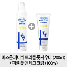 미즈온 [200ml 1개 + 크림1개] 피니쉬 트리풀 풋 사우나 200ml 퍼퓸 풋앤레그 크림 100ml