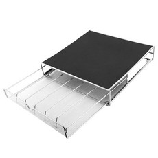 커피캡슐보관 거치대 커피 포드 서랍 금속 정리함 36 캡슐 거치대 보관, 1)gray