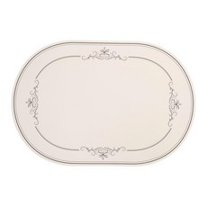 Diar Platinum矽膠防水餐桌墊 Gracioso, 燕麥米色, 1個, 43 x 29.5 厘米