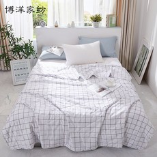 귀여운체크무늬1인용이불