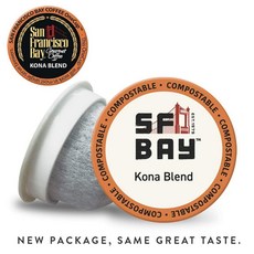SF Bay 코나 블렌드 미디엄로스트 큐리그 커피캡슐 Kona Blend Medium Roast Keurig 80개입, 1개