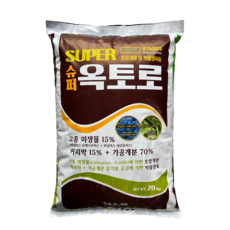 슈퍼옥토로 미생물 토양개량제 계분 커피박 20kg, 1개