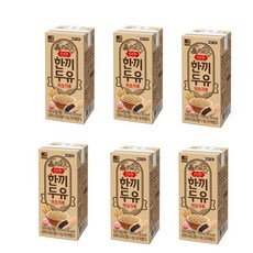 푸르밀 한끼두유 미숫가루, 190ml, 6개