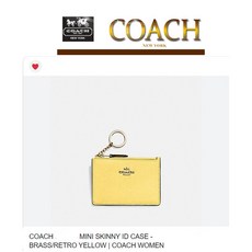 코치 f12186 미니스키니 ID카드지갑 F64063 뉴코치 시그니처 ID카드지갑 할인판매