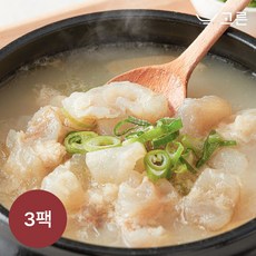 [고른] 한우 사골 도가니탕 700g 3팩 (1팩 1인분), 3개 - 아이얌사골