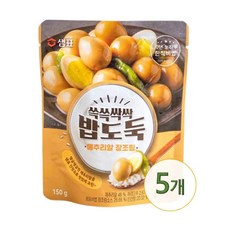 샘표 쓱쓱싹싹 밥도둑 메추리알 장조림, 150g, 5개