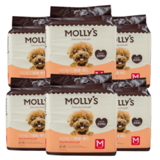  몰리스 쉬야응가 패드, 6팩, 100매 