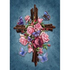 보석십자수십자가