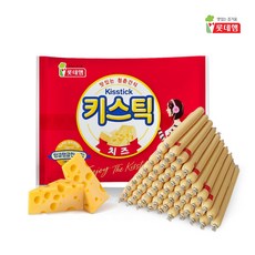 롯데제과 청춘간식 체다치즈맛 키스틱 40개 15g 총600g