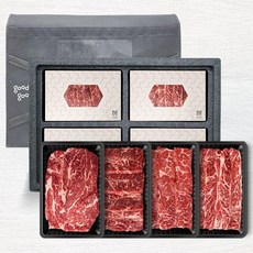 [기타][케이미트] 꽃갈비살300g+살치살300g+부채살300g+척아이롤300g, [기타][케이미트] 꽃갈비살300g+살치살300g+부채, 1개