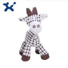 차밍펫 강아지 치발기 장난감 애착인형 튼튼한 골덴 원단 경제형, 긴목이 산양 (골덴), 1개