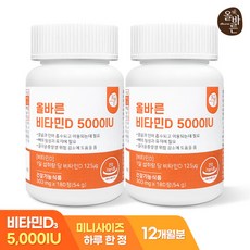 올바른 비타민D 5000IU 12개월분(총360정), 360정, 1개