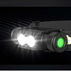 2구 LED헤드랜턴 손전등 2IN1 7모드 2400루멘(본품), ↘onry꿀템↗for, 1개