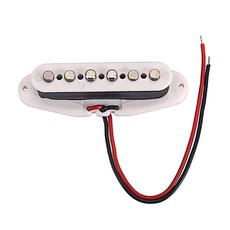 Alnico 5 Strat Pickups 목 기타 목/중간/다리 픽업 싱글 코일 픽업 스트랫 스타일 전기 기타 화이트, 1개