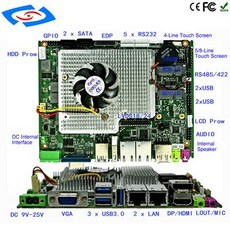[해외] 정 인텔 I52430M 마더 보드 듀얼 코어 2.4 GHZ 미니 PC 메인 보드 12 V 미니 ITX 산업용 보드 지원 4G WIFI, 상세내용표시