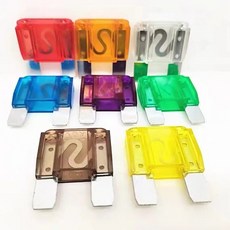 휴즈 대형 보험 플매트 카펫 매트 러그 인 트럭 보트 차량용 블레이드 퓨즈 20A 25A 30A 35A 40A 50A 60A 70A 80A 100A 120A 자동 빅 2 개 5 1, [10] 100A, [04] 15PCS