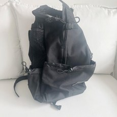 이동가방 외출가방 큰 배낭 대형견 포대기 이동장, 블랙