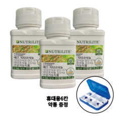 암웨이 F 옥타코사놀 60캡슐 3개 + 직사각형 6칸 약통, 60정