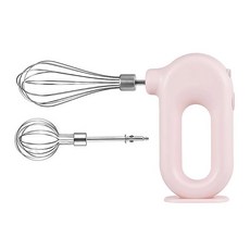 계란 비터 전기 믹서 주방 가제트 빠른 충전 휘핑 교반기, Pink, 1개