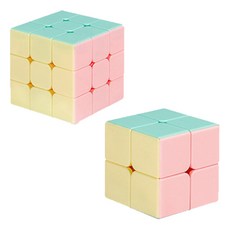 1+1 파스텔 큐브 3x3 2x2 세트 333 222 3*3 퍼즐, R69061A(파스텔1+1