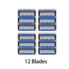 면도기 헤드 수동 클래식 더블 엣지 안전 빈티지 수염 매뉴얼, 2.12 blades