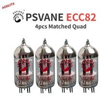 PSVANEVacuum 튜브 ECC82 정밀 페어링 튜브 전자 튜브 앰프 HIFI 오디오 앰프 키트 일치, 03 4pcs Matched Quad
