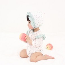 메르베 미니베리 신생아바디슈트.아기바디슈트_여름용(7부)