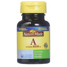 Nature Made 네이처 메이드 Vitamin 비타민 A 8000 IU 100정 2팩