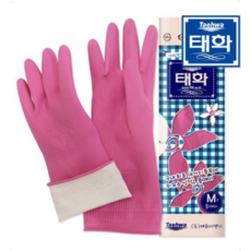 태화 태화 고무장갑 올에이 중(M) 20켤레, 핑크, 20개