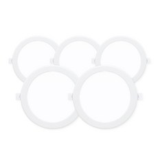 라인조명 LED 에코 6인치 다운라이트 (벌레유입방지/방습), 주광색(흰빛) 20W, 5개