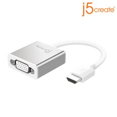 j5Create JDA213S HDMI to VGA 오디오 컨버터 실버