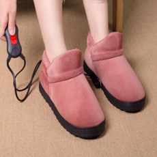 발열 신발 풋워머 사무실 가정용 슈즈 스타일 발난로, 220-230mm, 핑크3