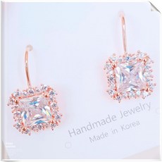 큐빅고리귀걸이