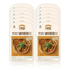 CJ 다담 냉이된장찌개 양념 140g, 12개