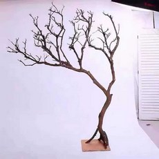 죽은 인조목 실내 조경 나뭇가지 관상목 잎없는 나무, 1개, A 스타일(높이 2m)