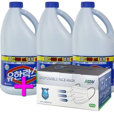 유한락스 레귤러 3.5L 3개 + 덴탈마스크 50매 증정