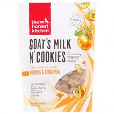  정직한 부엌 염소 우유 N 쿠키 호박과 계피 강아지 위한 간식 8온스 
