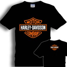 Harley Davidson 할리 데이비슨 기능성 쿨론 반팔 티셔츠, 검은색