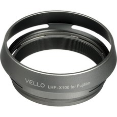[해외직구]Vello LH-X100 Dedicated Lens Hood (Silver), 1개, One Color_One Size