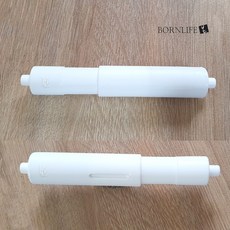 본라이프 최근생산 PVC 욕실 매립형 스프링 휴지걸이봉 화장지꽂이 화장지걸이 보빙 보빈 보잉, 1개