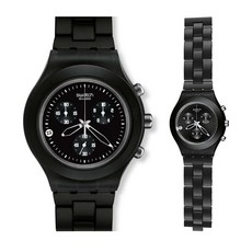 SWATCH 스와치 시계 SVCF4000AG 크로노 손목시계