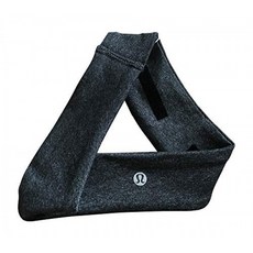 Lululemon 룰루 레몬 Fly Away Tamer Headband II (Heathered Black)