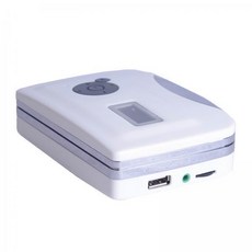 2-3pack 휴대용 카세트 플레이어/내장 마이크 녹음기 컴퓨터 필요 없음, 2개, 플라스틱, 하얀색